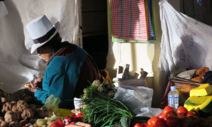 Market in Cusco, Peru 2015